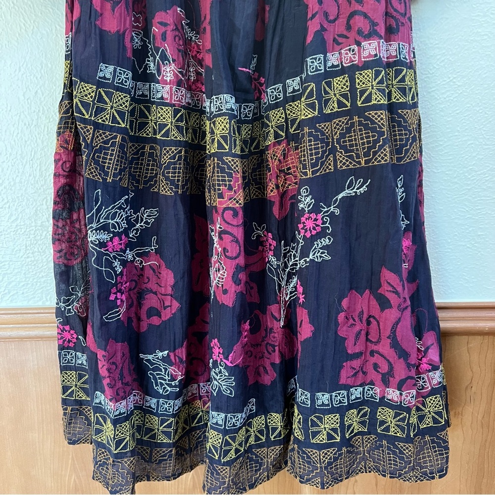 NWT Sundance Flores de Colca cotton/silk boho dress - Picture 6 of 12